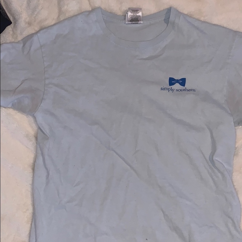 simply southern blue t-shirt